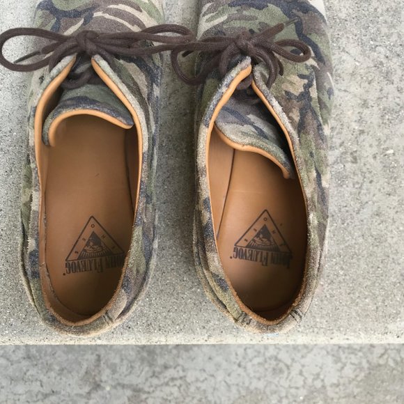 Fluevog Radio CBC Camo Oxfords Size 7.5 - Picture 7 of 10